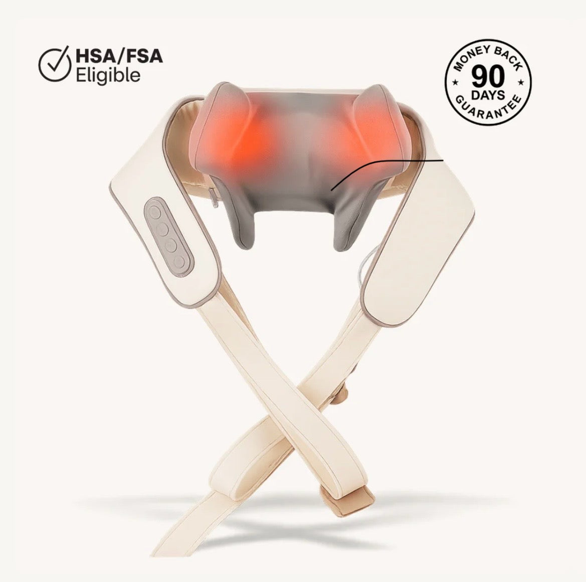 3 in 1 rechargeable heated Neck & Shoulder Massager